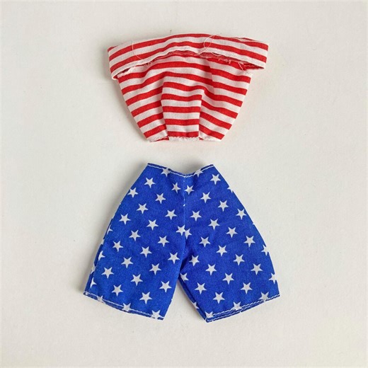 Vintage Barbie Stars & Stripes Outfit: 1990s Red, White and Blue Set - Etsy