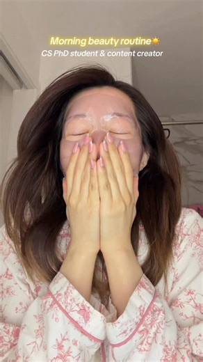 Krystal | skin + beauty🤍 on Instagram: "Grwm💕 morning beauty routine as a full time Computer Science PhD student and content creator Products: @biodance_global Rejuvenating Caviar PDRN, acupuncture slippers (linked to my amzn storefront), @hyaah_global cleansing water, @anua_global Heartleaf Pore Deep Cleansing Foam, @rejuall_official Store pdrn rejuvenating cream, @kravebeauty beet the sun, @belif eye gel, @entropy.global tulle gloss . . . #kbeauty #koreanskincare #morningroutine #skincarerou