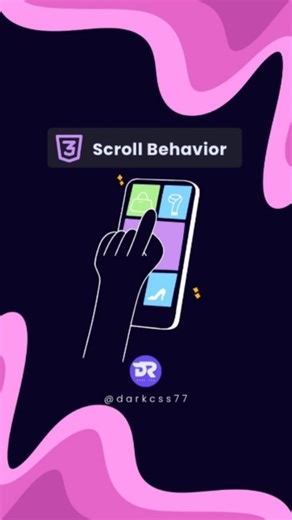 Dark CSS on Instagram: "🔥CSS Scroll Behavior on Menu 🎓🧑‍💻 👩‍💻 Source code is available in Website 🌐 CHECK BIO FOR WEBSITE LINK 🔗 🔴 Follow Dark CSS for more web development tips and tricks tutorials 📲🤞 🚨 Don't forget to like 👍 Share 📤 | Follow our page for latest updates [Frontend, Web design, Web development, CSS, CSS Animations, CSS Tips, CSS Tutorials] #webdevelopment #webdesign #coding #programming #htmlcss"