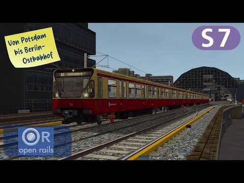 In the "Toaster" on the city railway | Berlin S-Bahn Part 1 | S7 | BR 480 | Open Rails/MSTS