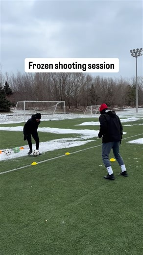 FootyFocus on Instagram: "Coaches putting in the work 🥶 #soccer #football #viral #explore #frozen"