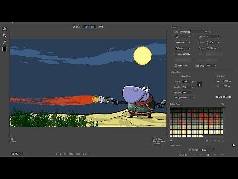 How to export your animated assets to video, animated GIF, and other formats.