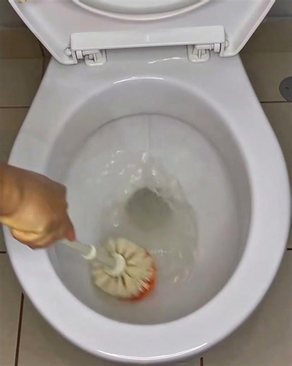 Super clean toilet with this simple trick! 🚽✨