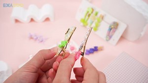 3Pack Cute kawaii Hair Clips for Girl Women 2.36 inch Cutecore Hair Accessories for Girls Decorative Pearl Hair Clips for Styling Small Metal Clip for Kids Teens Women