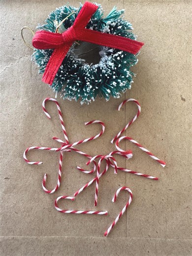 12 Tiny Vintage Miniature Candy Canes, New in Package, Christmas Crafting Supply - Etsy