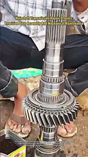 Mainshaft Transmission Repair Process | Precision Gear Assembly and Mechanical Maintenance