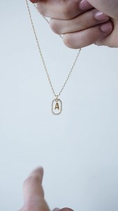 3.4M views · 320 reactions | Make it personal with Lena’s Radiant Initial Necklace! ✨ A timeless design with a touch of individuality—perfect for gifting or treating yourself.  Shop now to add a sparkle that’s uniquely yours! | Amalfa | Facebook