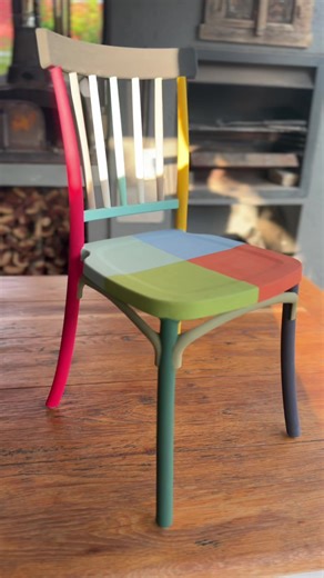 Showing off all the Polka. Colours for a new stockist display 🎨 #polka #paint