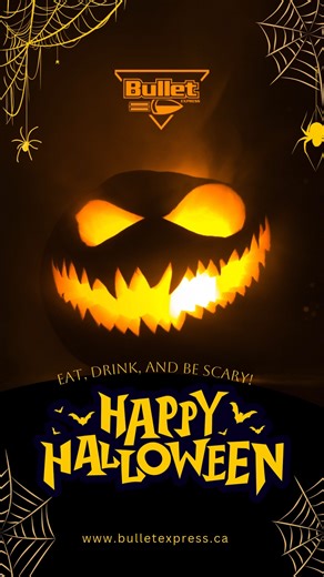 May your Halloween be filled with fun, laughter, and a few good scares! 👻 | Bullet express Inc