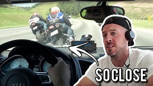 Reacting to a Crazy Highway Chase — 600HP Audi R8 vs. Superbikes