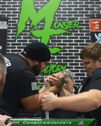 Michael Todd on Instagram: "@jeremyparkerarm with a perfectly executed toproll vs @logan_bittinger in round 2 of their super match at Monster Factory 6! #armwrestling #competition #letsgo"