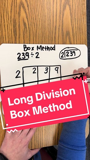 Long Division Box Method Explained