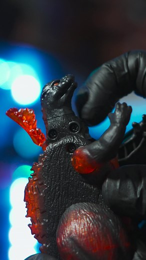 Burning Godzilla Egg Figure Toy ASMR - GodzBox Unboxing