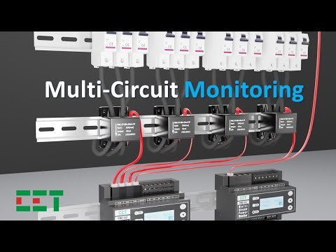 CET PMC-512-A Multi-Circuit Monitor - Cost-Effective Energy Power Meter Solution Branch Consumption
