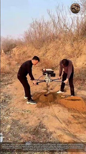 How to Dig Fence Post Holes FAST & EASY with a Gas Auger Machine: Post Hole Digger Showdown!
