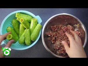Gefüllte Zucchini & Weinblätter (Kusa/Wara2 3enab) Ablama Rezept