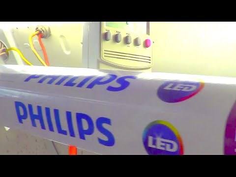 Philips Instantfit T8 LED Power Test with electronic ballast GE Proline 72277