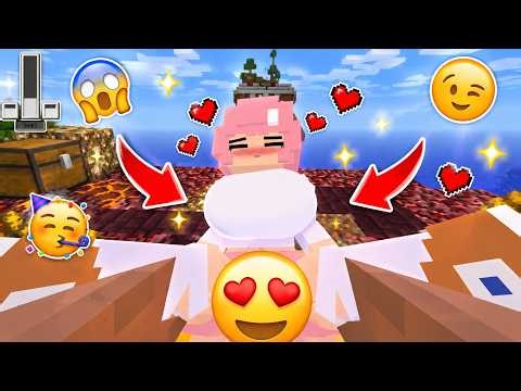 I Found 64 Diamonds for Jenny Tyan on Cake-Skyblock in Minecraft... Her Reaction SHOCKED Me!