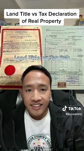 Usapang Lupa Land Title vs Tax Declaration of Real Property #landsurveyor #surveyor #geodeticengineer #landsurveying #philippines #fyp #fypシ #fpy_tiktok_viral #fpy