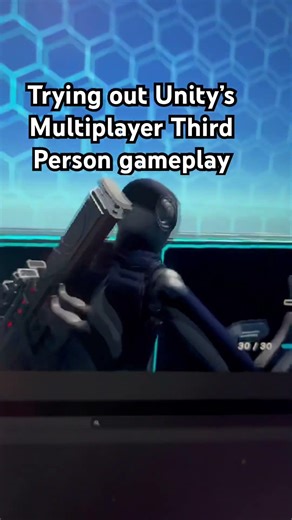 Trying Unity Multiplayer Third Person gameplay FPS #fpsgames #unity3d #makingvideogame #gamedevblog