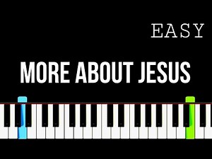 More About Jesus - Easy Piano Tutorial