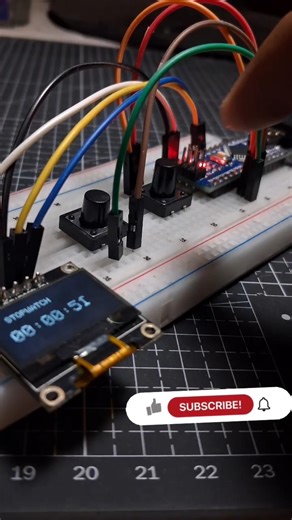 Turn Your Arduino Into a Stopwatch!⏱️ #trending #arduinoproject #shorts