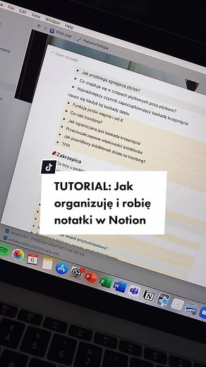 Jak organizuję i robię notatki w Notion?