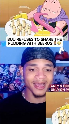 Buu won't share with Beerus