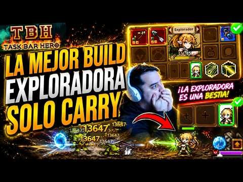 🔥 The SOLO CARRY Explorer BUILD That Is Breaking Task Bar Hero