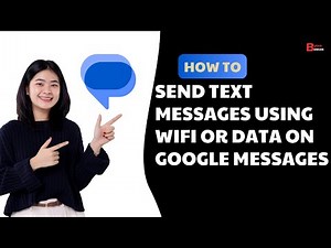How To Send Text Messages (SMS/MMS) Using Wifi Or Data On Google Messages | Send SMS Without Balance