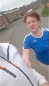 Woman Punches Man Then Stabs Him In The Back