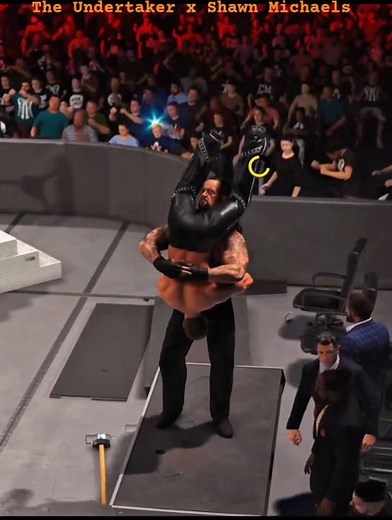 💀 The Undertaker TOMBSTONES Shawn Michaels Through The Announce Table! 😱