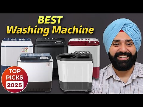 Best Semi-Automatic Washing Machine 2025 - Top 5 Picks (Buying Guide & Reviews)
