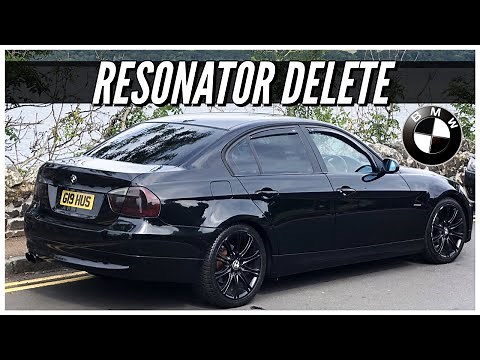 BMW E90 318D Resonator Delete | Before & After | Exhaust Mod Update