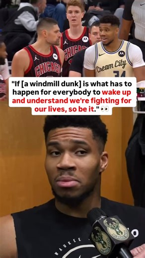 House of Highlights on Instagram: "Giannis kept it real after his windmill dunk in final seconds vs. Bulls. 👀 (via @bucks)"