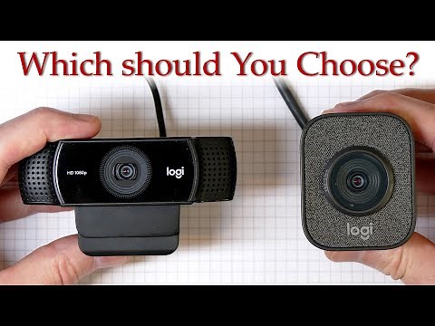 Review/Test: Logitech c922 Pro HD vs Logitech StreamCam HD - Webcam Comparison