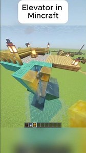 How to Make a Fast Elevator in Minecraft #minecraft #shorts #tutorial