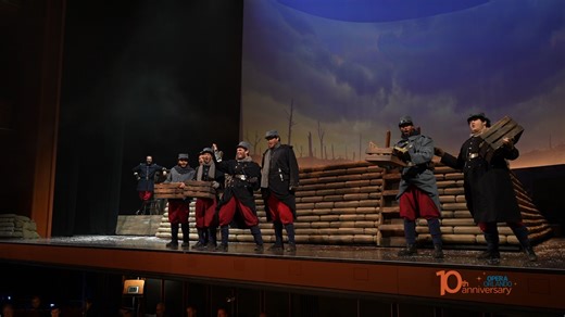 Did someone say "chocolat??"🍫🍫🍫 Let's hear it for our amazing male chorus in SILENT NIGHT!! 🎶🎵🎼 AND watch til the end to hear from the Kronprinz himself - he wants to see YOU at the Opera tomorrow (Sunday) at 2pm at Steinmetz Hall at Dr. Phillips Center for the Performing Arts!! 👀 Tickets start at just $22 (with $15 student rush tickets on the day of!). Purchase your tickets now: https://bit.ly/OOSilentNight26 | Opera Orlando