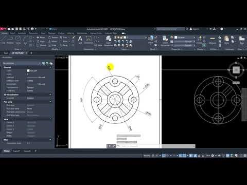 លំហាត់ទី០៤ មេរៀន AutoCad - Autocad tutorial