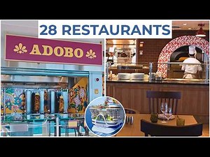 Every Restaurant on Royal Caribbean's Legend of the Seas | 28 Venues!