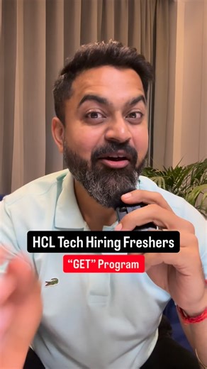 Ashish K. Singh | Personal & Career Growth Consultant on Instagram: "🚨 Big hiring update from HCLTech – Freshers, this one’s for you! Graduate Engineer Trainee (GET) program ke liye hiring open hai. B.E / B.Tech / M.E / M.Tech graduates apply kar sakte ho. 💰 Salary package starts from ₹4.5 LPA and goes up to ₹10 LPA — solid start for your tech career. ✅ Apply link: https://www.hcltech.com/careers/campus-hiring 👉👉 Agar link DM mein chahiye, just follow me & comment