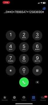 I phone keypad