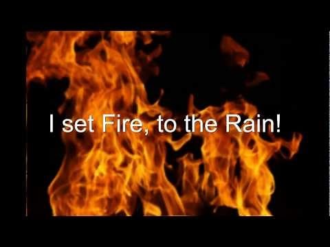 Adele - Set Fire to the Rain [Lyrics] OFFICIAL