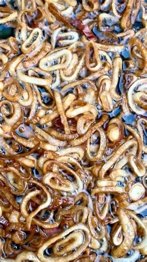 Fried Onion ASMR Adventures: Food Magic #cooking #fried #foodie