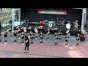 京都市立西京高等学校・中学校吹奏楽部 京都駅ビルコンサート 2015年秋