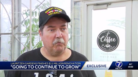 'Something for everyone': Lauritzen Gardens reopens conservatory