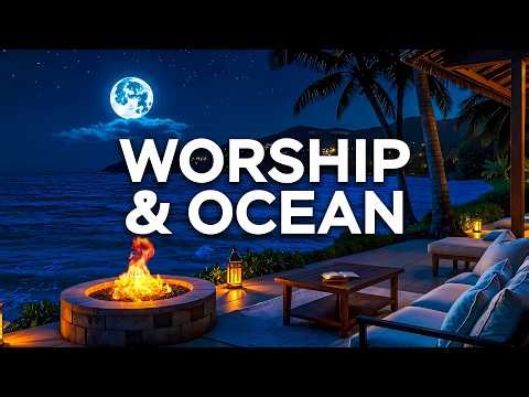 Instrumental Worship with Relaxing Ocean Waves | Soaking Piano for Prayer & Devotion