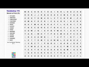 Word Search Challenge #14: 15 Common Words – Beginner Friendly Puzzle