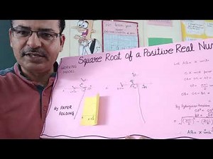 Square Root of a Positive Real Number