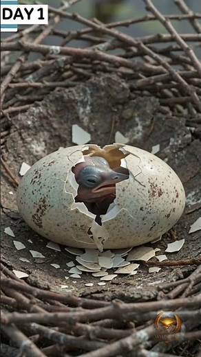 Rare "Devil Bird" Hatching After 25 Days! 🐣 #Shorts